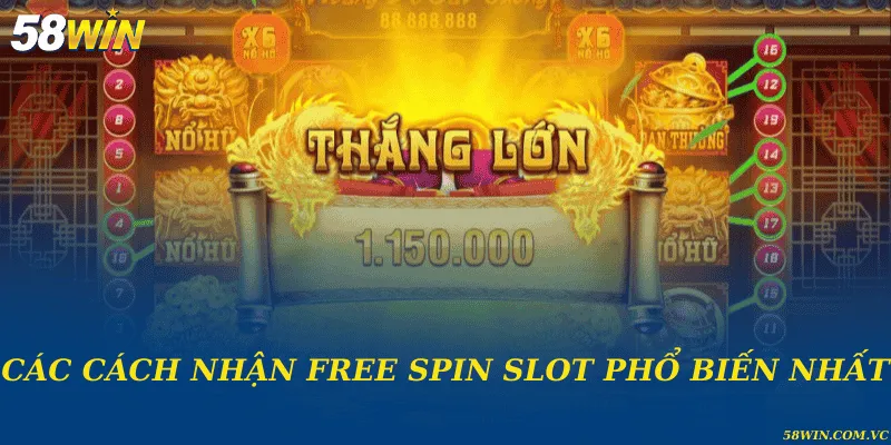 Cách Nhận Free Spin Slot – Bí Quyết Tối Ưu Trải Nghiệm Quay Các cách nhận free spin slot phổ biến nhất
