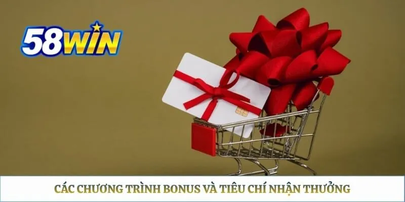 Khuyến Mãi 58WIN – Tổng Hợp Ưu Đãi Và Điều Kiện Thực Nhận Các chương trình bonus và tiêu chí nhận thưởng