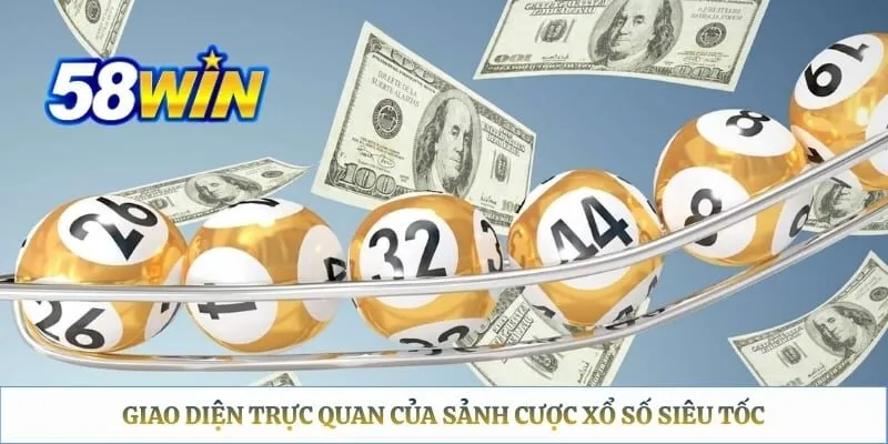 Keno 58WIN - Trải Nghiệm Cá Cược Xổ Số Trực Tuyến Hấp Dẫn Giao diện trực quan của sảnh cược xổ số siêu tốc