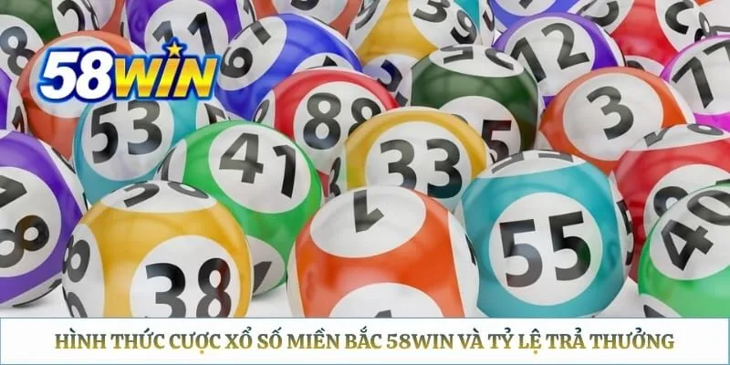 Hình thức cược xổ số miền Bắc 58WIN và tỷ lệ trả thưởng